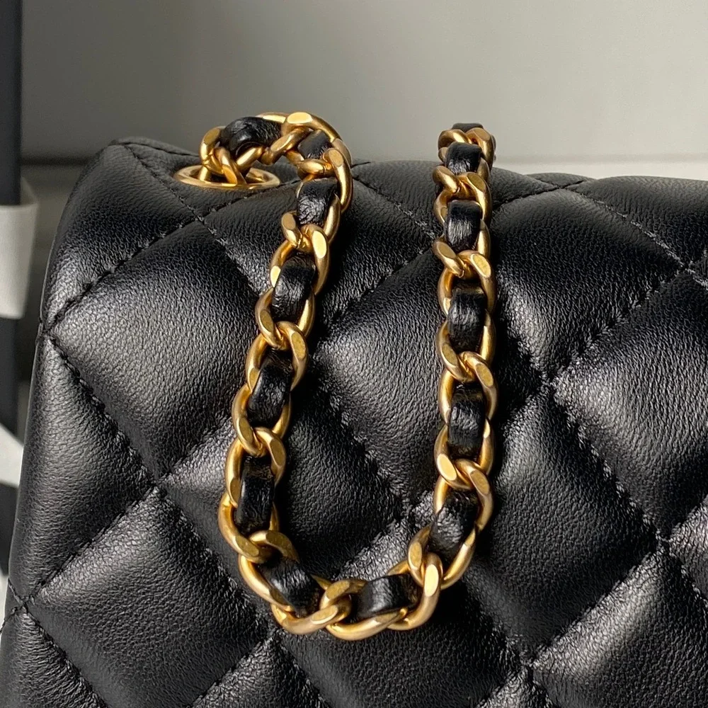 Chanel Mini Flap Bag with Top Handle & Ball